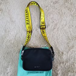 Off-White Nylon Crossbody Bag