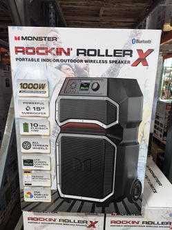 Monster Rockin' Roller X includes microphone 🎤