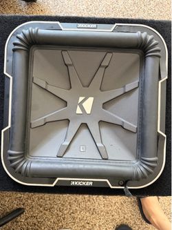12” Kicker L7 subwoofer and box