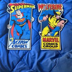It’s a Super Man Wooden Board And Wolverine Wooden Board