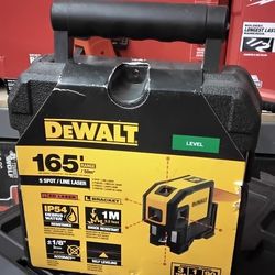 DEWALT 165' RANGE/ 50M* 5 SPOT/ LINE LASER 