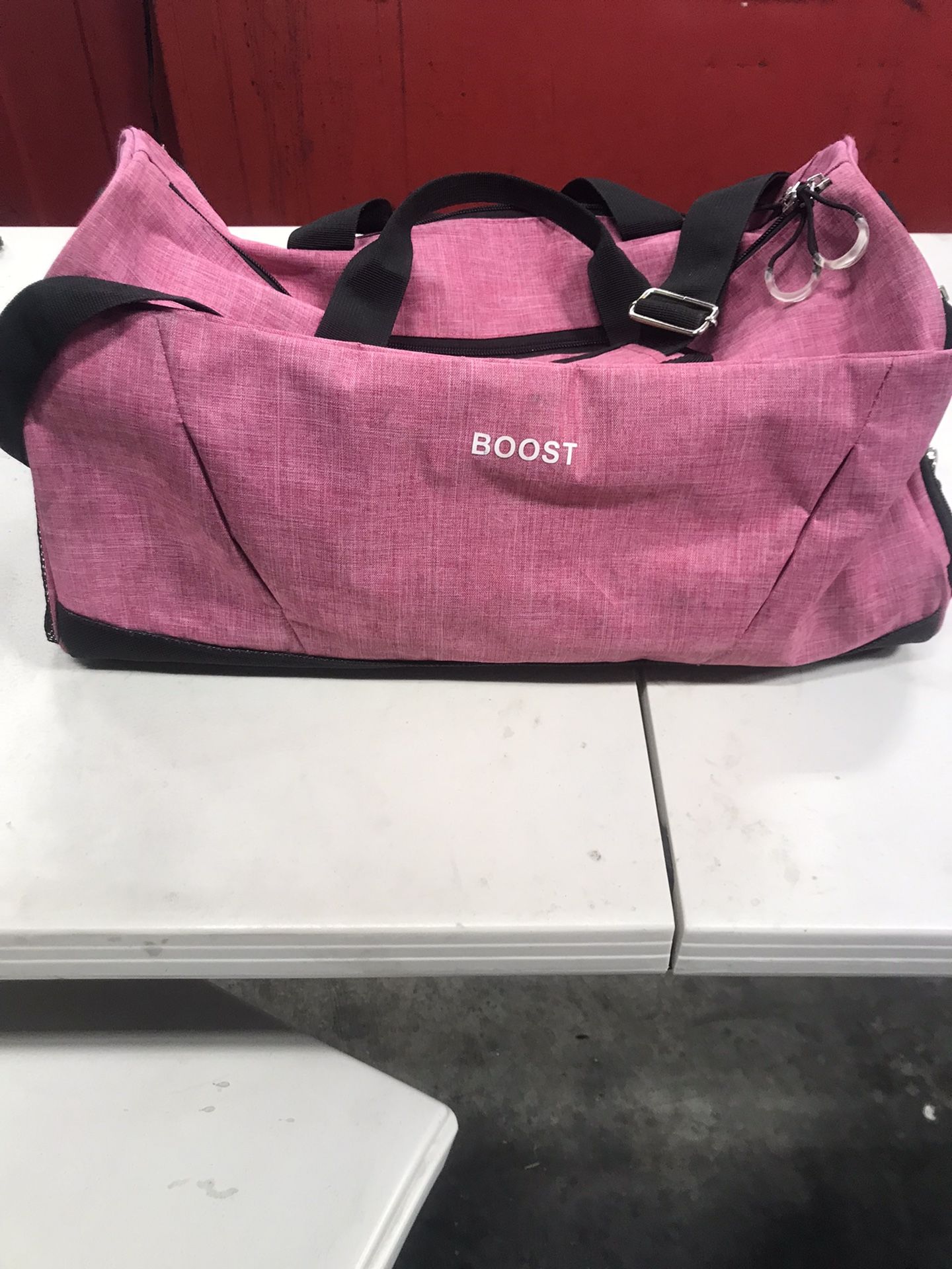 GYM Boost Duffel Bag Mens Or Women Shoe Compartment