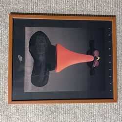 Wood Framed Triathlon Poster