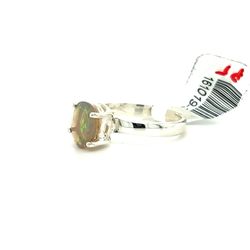 925 Sterling Silver Womens Gemstone Ring Oval Ethiopian Opal Ring Size 7 2.90grams 161019 3