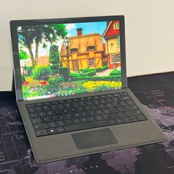 Microsoft Surface Pro 5 i5-7300 8GB//256GB SSD Windows 10 Pro Fully Functional Laotop//Tablet