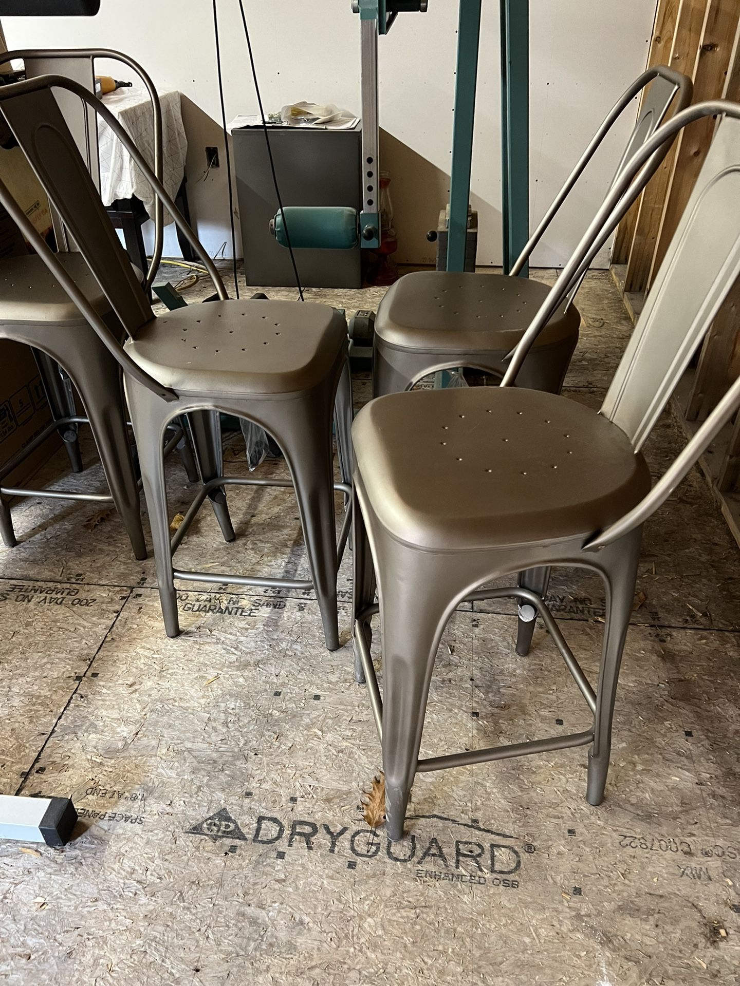 4 Metal Chairs