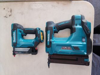 Makita 18ga pin nailer and finish nailer