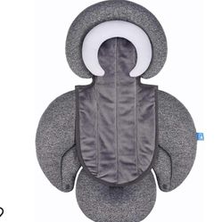 
COOLBEBE New 2-in-1 Head & Body Supports for Baby Newborn Infants - Extra Soft Stroller Cushion Pads Car Seat Insert, Prefect for All Seasons