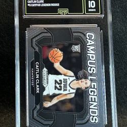 2024 Prizm Draft Picks 🔥 Caitlin Clark 🔥 Campus Legends Rookie GMA 10 💎 Mint - Indiana Fever