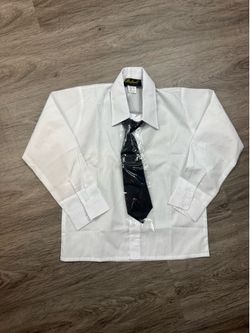New Boys button down shirt with necktie