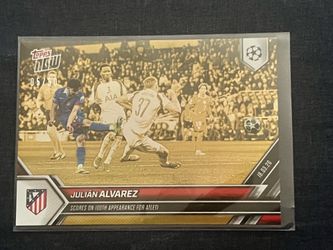 Topps now Julian Alvarez parallel (/50)