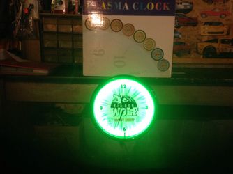Plasma clock green fluorescent