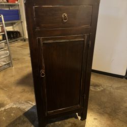 Antique Teak Wood Storage Drawer