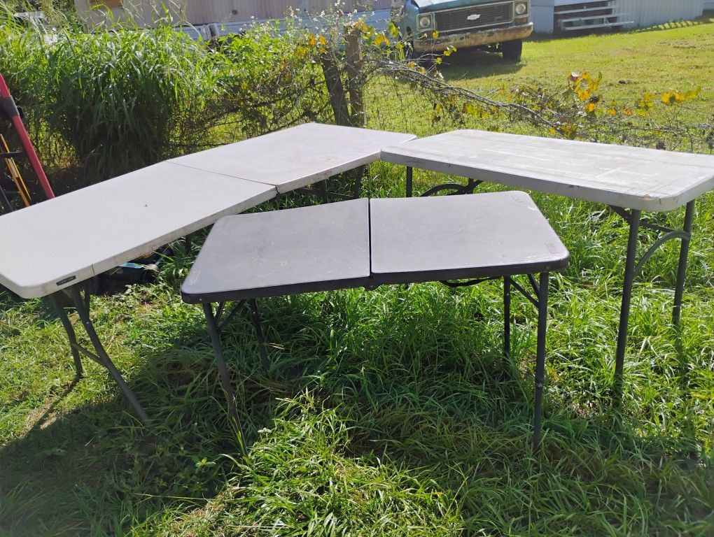 I Have One 6-ft Table One 4 Ft Table One Three And A Half Foot Table 60 Hours For All