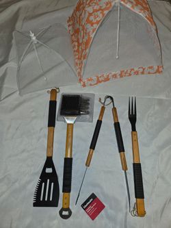 Grill Utensils, Pop Up Mesh Food Covers