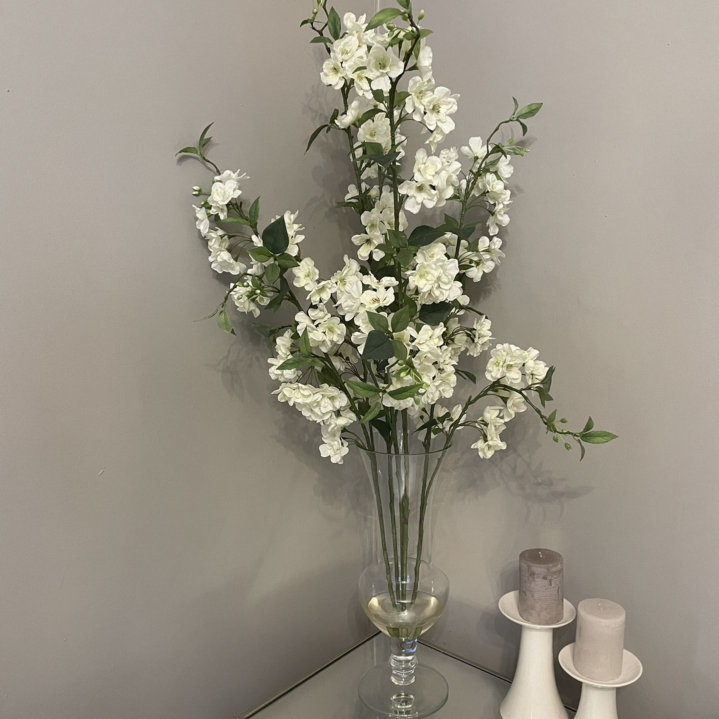 Fake Flowers With Vase