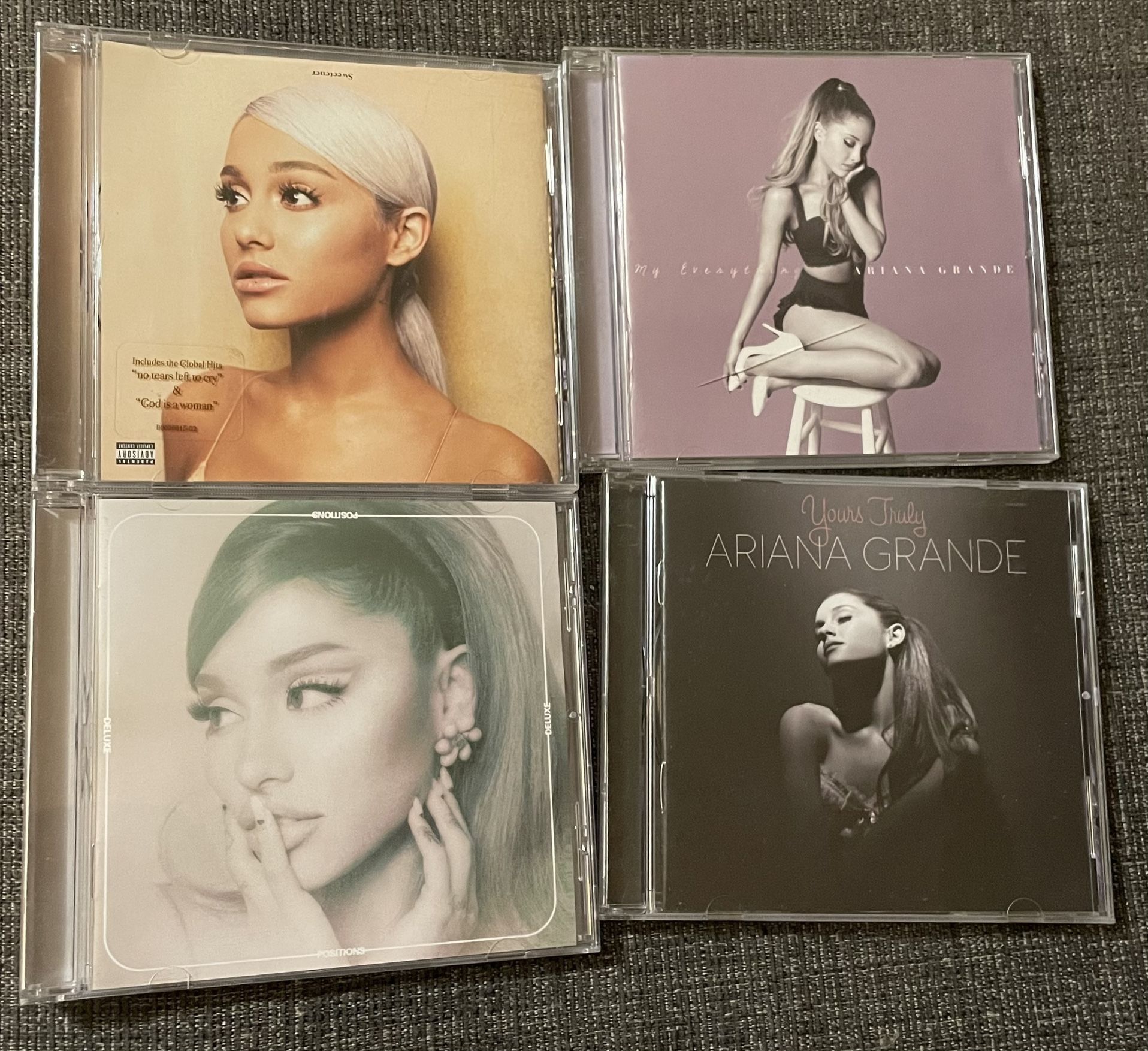 Ariana Grande 4 CD Bundle. Pre Owned Complete No Scratches. All 4 For $20.00! SALE SALE SALE