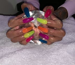#colorful nails 🎨