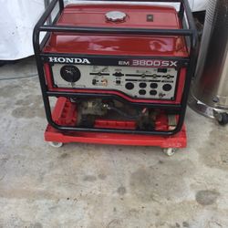 NICE GENERATOR HONDA EM 3800SX COMMERCIAL!  START RUNNING! TUNE UP READY!