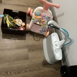 Baby Shower head And Baby walk Trainer And Baby Toys
