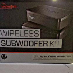 Rocketfish RF-WSW312 Wireless Subwoofer Transmitter & Receiver - Black