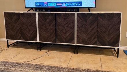 3 buffet cabinets