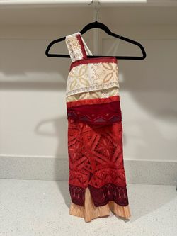 New Disney Moana 2 Halloween costume dress girls size small 4-6X