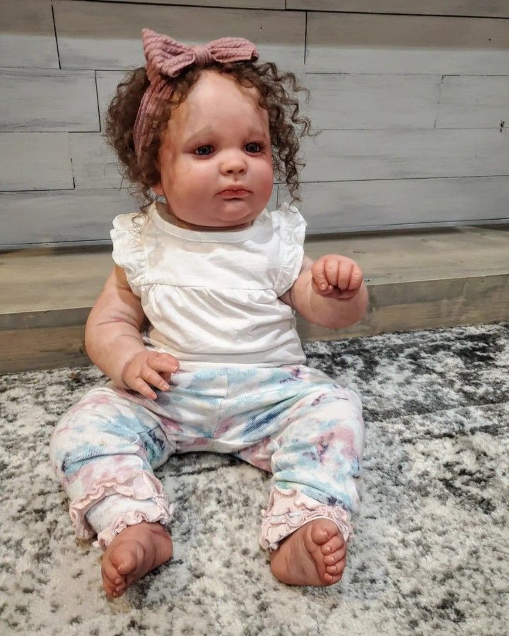 3 Month Joseph Awake 23" 10lbs+ Realistic Baby Toddler Doll Reborn READ 