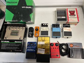 Guitar effects pedals