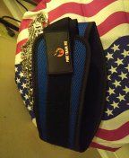 Velcro weight lifting belt new size small