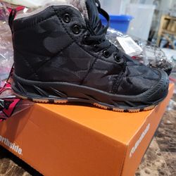 Snow Boots Waterproof Slip On Fur Lined Sneakers 