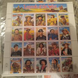 Legends Of The West Stamps 
