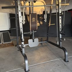 All In One Squat/Bench Rack, Smith Machine, Cable Machine, Chest Fly Machine (Marcy)