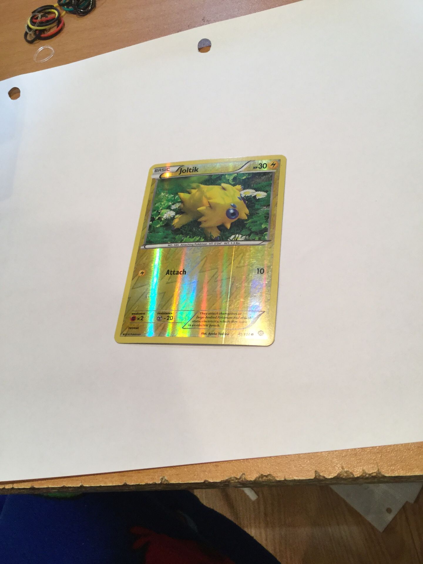 Joltik Pokemon card