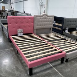 New Twin  Bed Frame With Mattress 