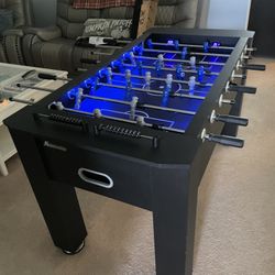 Light Up Table Top Soccer Game Foosball Table