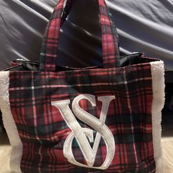 VS Plaid Tote Bag