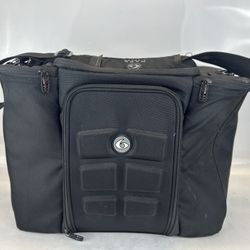 6 Pack Fitness Travel Innovator 4 Meal Prep Gym Bag Black – Bag Only