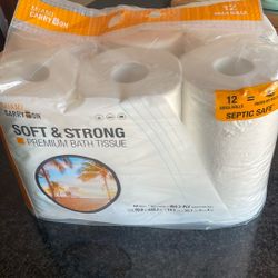 Premium Bath Tissue 12 Mega Rolls
