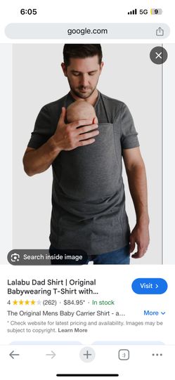 Lalabu Men’s Baby Carrier Shirt