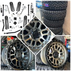 Lift Rim And Tire package deal For Jeep Gladiator 