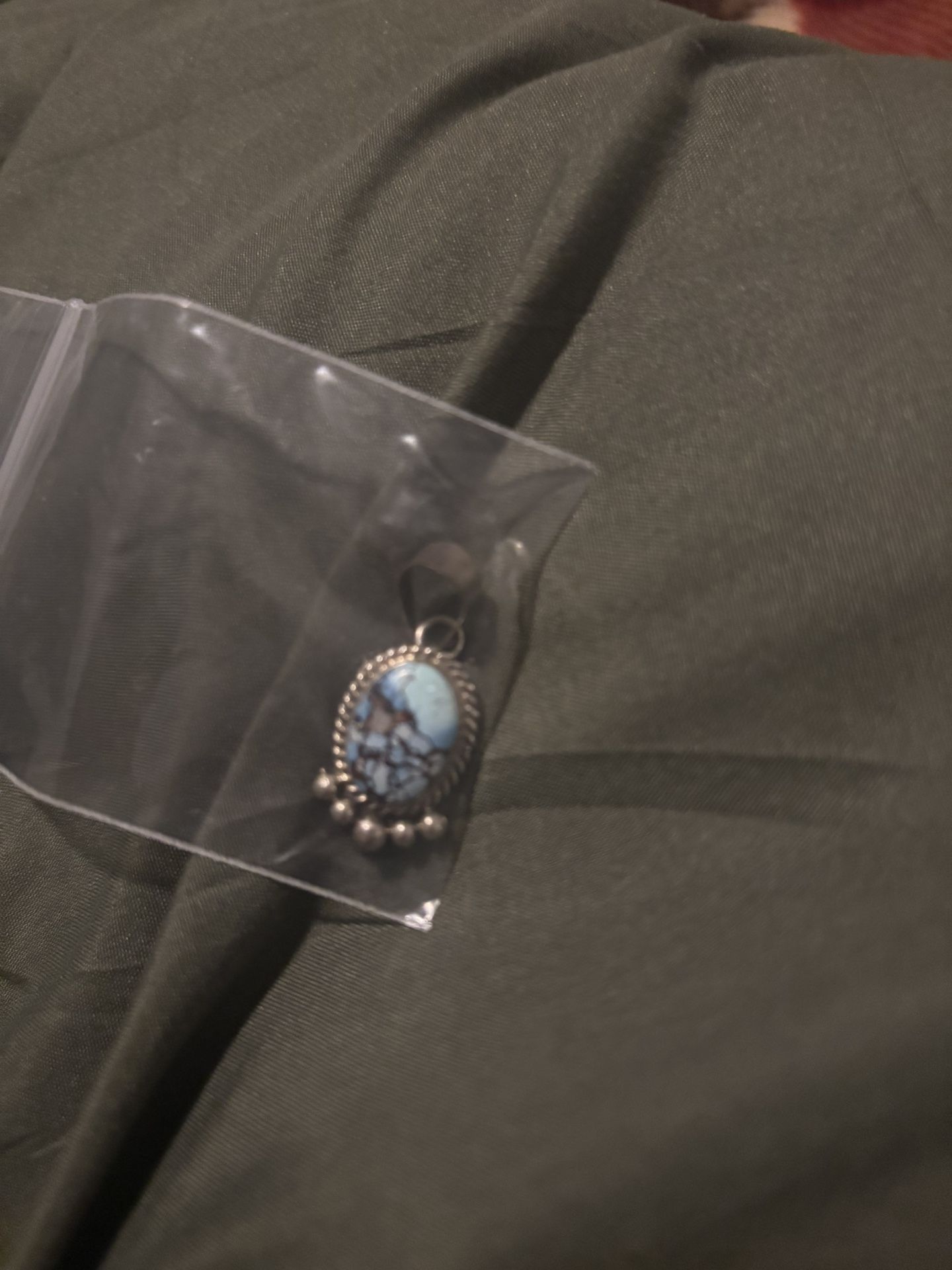 Golden Hills Turquoise Pendant