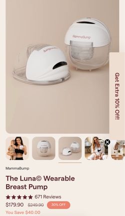 The Luna© Wearable Breast Pump