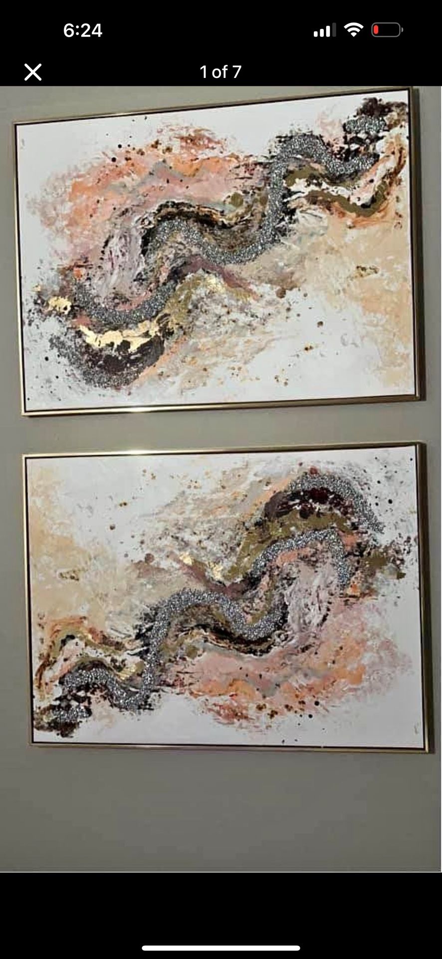 2 Pc Large Wall Art