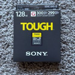 Sony 128GB SF-G TOUGH Series UHS-II SDXC Memory Card