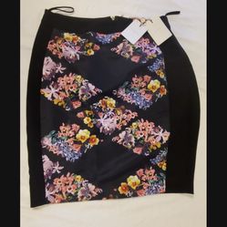 Ted Baker Lost Gardens Diamond Pencil Skirt Size 10 US