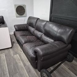 Leather Couch 