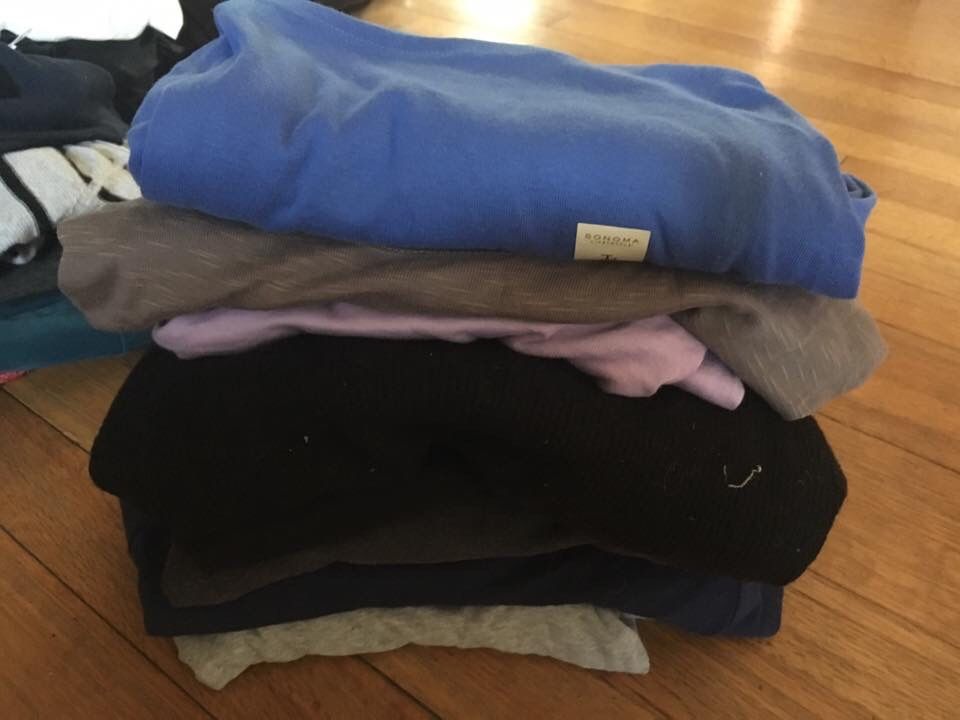 Women's size large and extra-large longsleeved jerseys