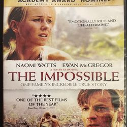 The IMPOSSIBLE (DVD-2012) Naomi Watts + Ewan McGregor!