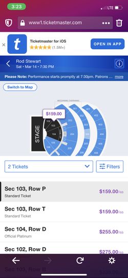 Rod Stewart tickets